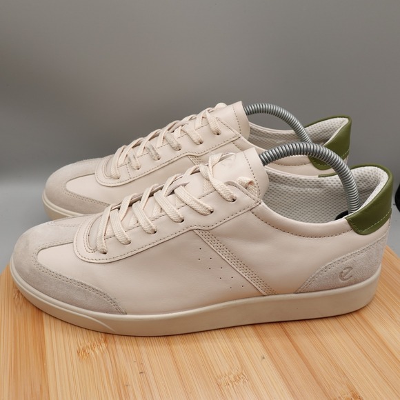 Ecco Denmark BREDEBRO Mens 8-8.5 UK 42 White Green Sneaker - Picture 1 of 9